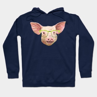 This Piggy Wore Glasses Hoodie